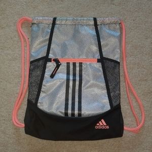 ADIDAS womens Cinch Sack With Outside Pocket